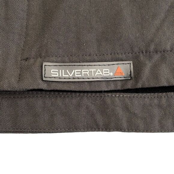 Nearly new! Levi’s SILVERTAB Charcoal Gray Canvas Fleece-Lined Zip Up Work Jacke - Picture 9 of 10
